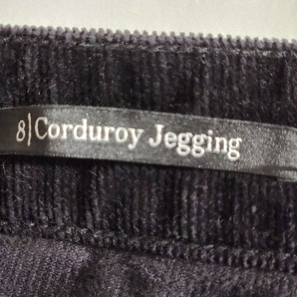 Talbots Women's Size 8 Black Five Pocket Belt Loop Corduroy Jegging Pants - Picture 15 of 15